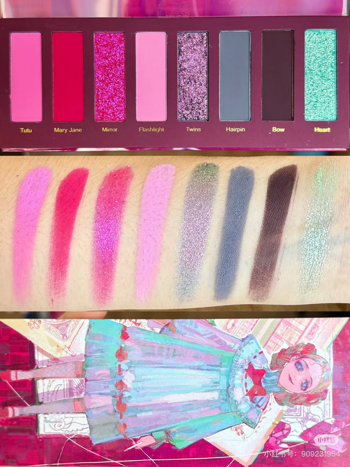 Narimi Eyeshadow Palette 8 Colors Chameleon Shimmer Matte Waterproof Long-lasting Professional Eye Shadow Cosmetic Makeup