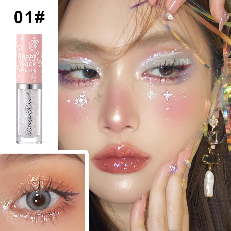 Pearlescent Glitter Liquid Eyeshadow Long Lasting Makeup Shiny Eye Shadow Eyeliner Silkworm Pen Brighten Cosmetics Highlighter