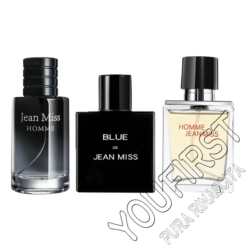 Men’s Perfume Gift Set – 3pcs Long-Lasting Fragrance Collection with Mixed Masculine Scents