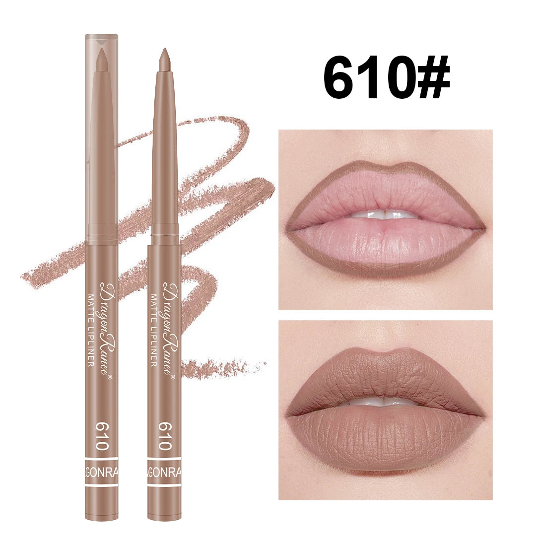 Lip Liner to Outline the Lip Shape, Beginner-Friendly, Natural and Delicate, Waterproof, Matte, Nude Color Lip Liner