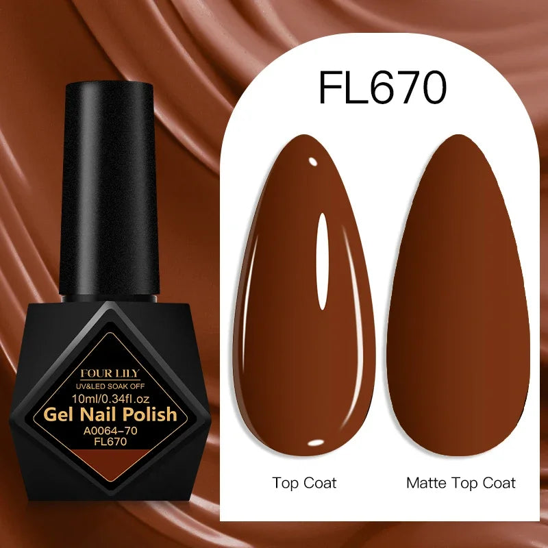 10ml Gel Nail Polish 162 Colors Nail Supplies Vernis Semi Permanent Nail Art Manicure Soak Off LED UV Gel Nail Varnishes Summer