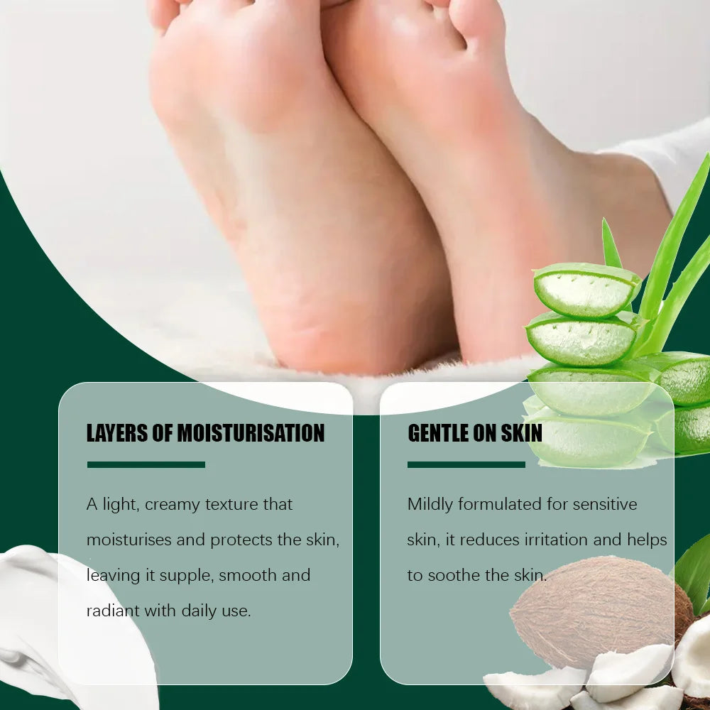 40% Urea + 2% Salicylic Acid Hand & Foot Cream – Lightweight, Fast-Absorbing Moisturizer for Dry Skin, Helps Lock in Moisture for Soft & Smooth Hands and Feet