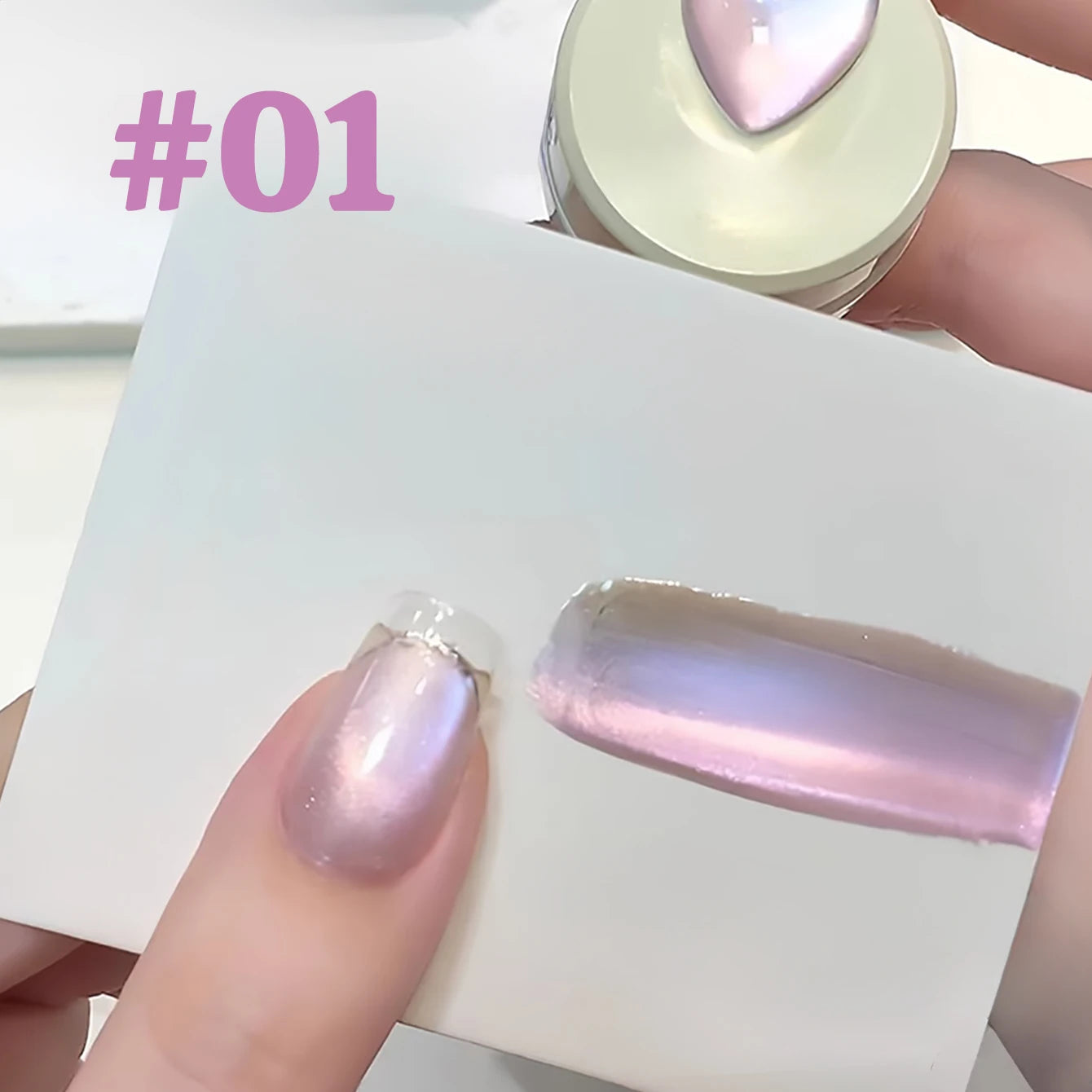 TC 10ML 2026 New Star Bamboo Cat Eye Nail Supplies Pavilion Strobe Green Glass Bead Cat Eye Magnetic Gel Polish Summer Nails