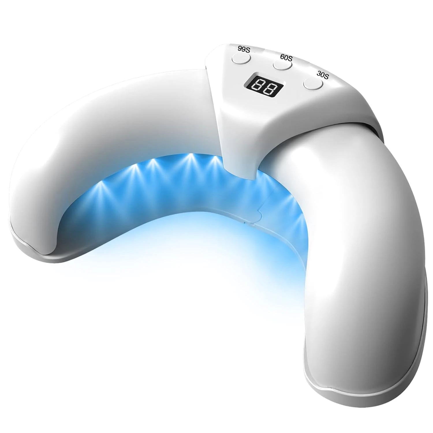 UV LED Nail Art Lamp,Nail Fungus Cleaning, Foldable Nail Quick Dryer,3 Timers for Home and Salon Professional Curing Lamp