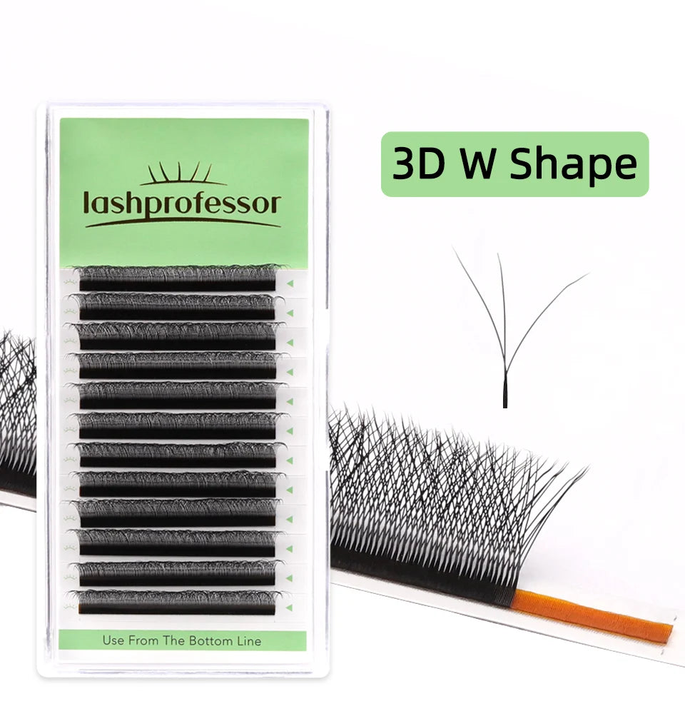 New Arrival U Shape YY Eyelashes Extensions 3DW U5DW Lashes Extension Premade Volume Fans False Eyelashes U Shape W Bloom Lashes
