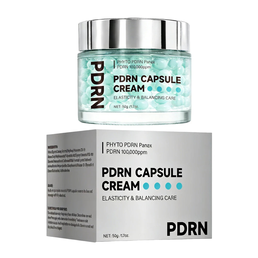 PDRN Capsule Cream 100, Hydrating Face Moisturizer with 100,000ppm PDRN, Hyaluronic Acid, 9 Peptides, Firming & Nourishing Cream