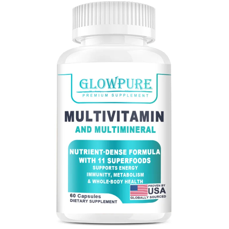 Multivitamin for Women, Organic Whole Foods & Natural Minerals - B-Complex Vitamin C D3 K2 for Stress Immunity Hair Skin & Nails