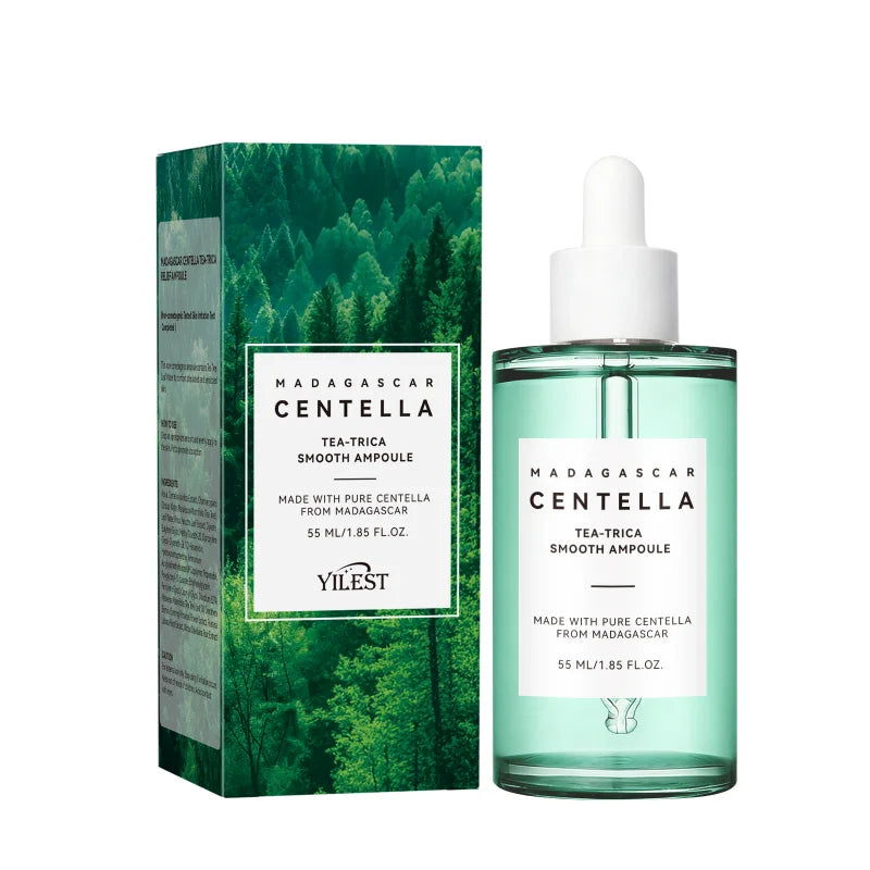 Centella Asiatica Brightening Serum: Calms Irritation, Reduces Breakouts, Balances Sebum & Diminishes Dark Marks for Clear Skin.