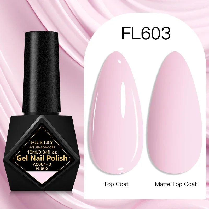10ml Gel Nail Polish 162 Colors Nail Supplies Vernis Semi Permanent Nail Art Manicure Soak Off LED UV Gel Nail Varnishes Summer