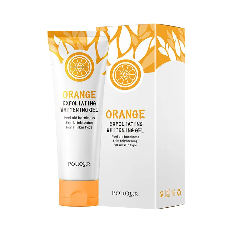 50g Orange Exfoliating Gel Dead Skin Remover Brighten Peeling Gentle Repair Scrub Whiten Hydrating Moisturizing Korean Skin