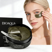 60pcs BIOAQUA Black Pearl Eye Patches Anti Dark Circles Remove Eyes Bags Moisturizing Anti-aging Eye Mask Skin Care for Eyes