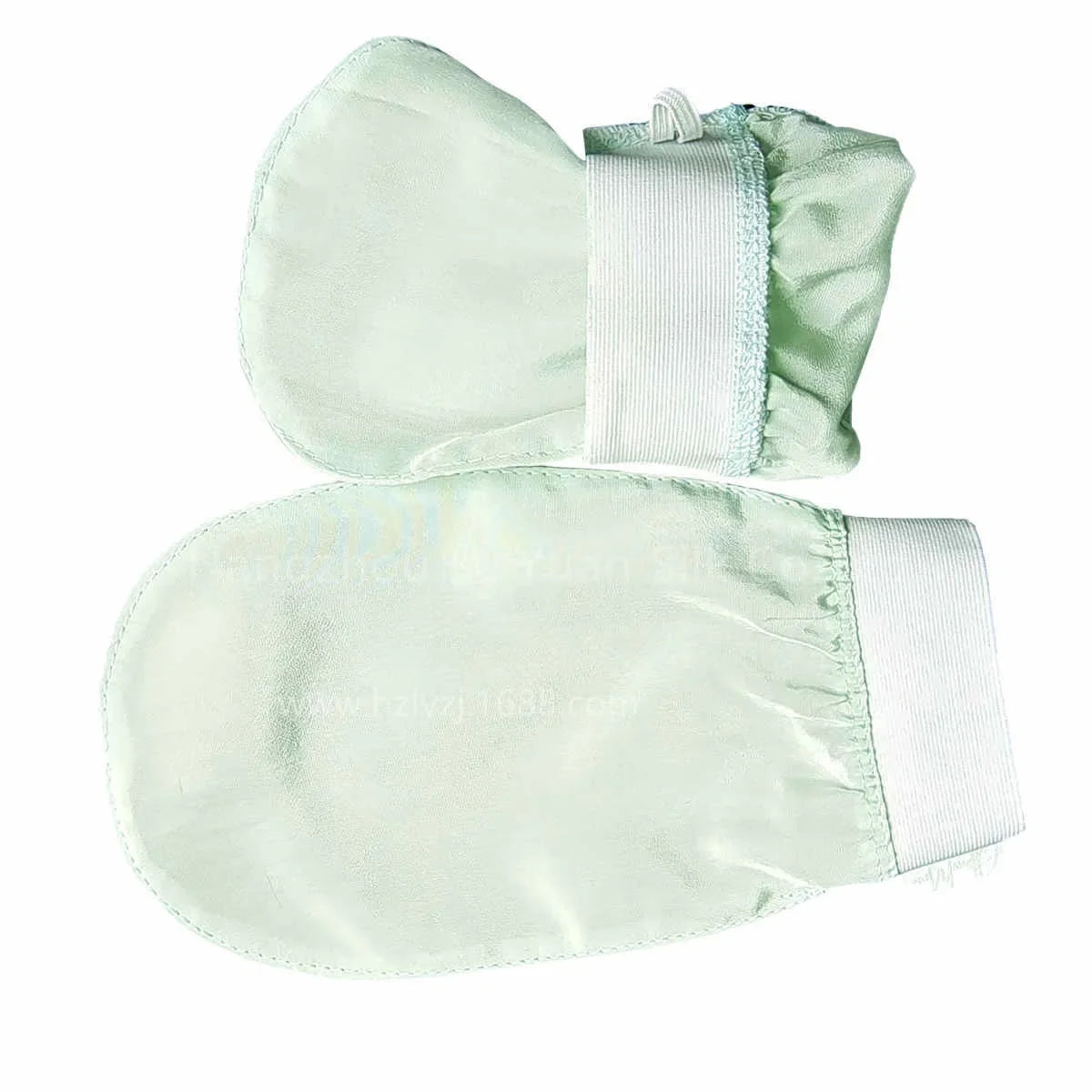 1PC 100% Silk Exfoliating Face Wash Beauty Towel Soft Exfoliating Skin Bath Scrub Silk Bath Face Wash Gloves Bathing Accessories