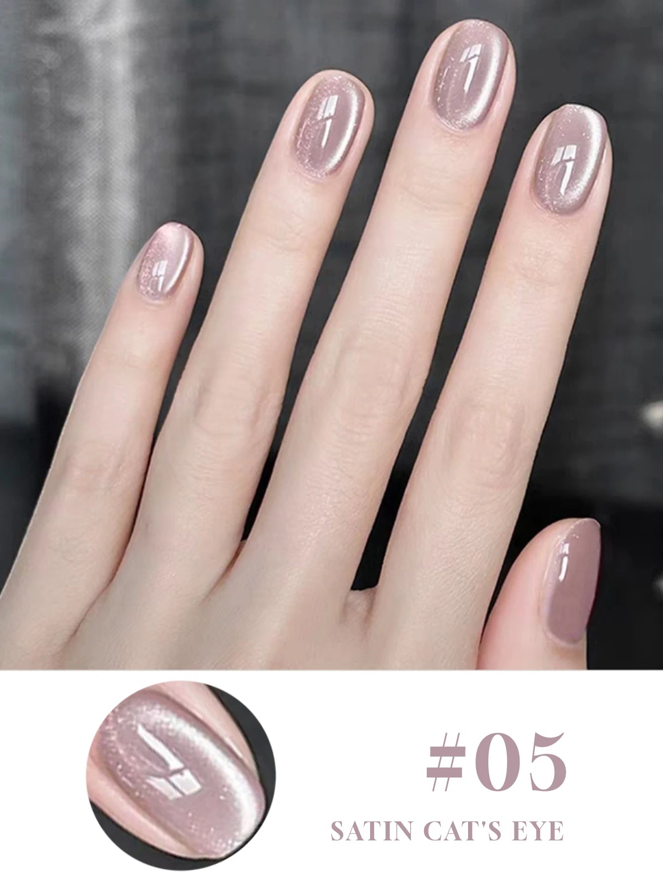 10PCS Romantic Pop Cat Eye Gel Nail Polish Popular White High Density Magnetic Powder Mirror Glass Bead Nail Gel Beauty Supplies