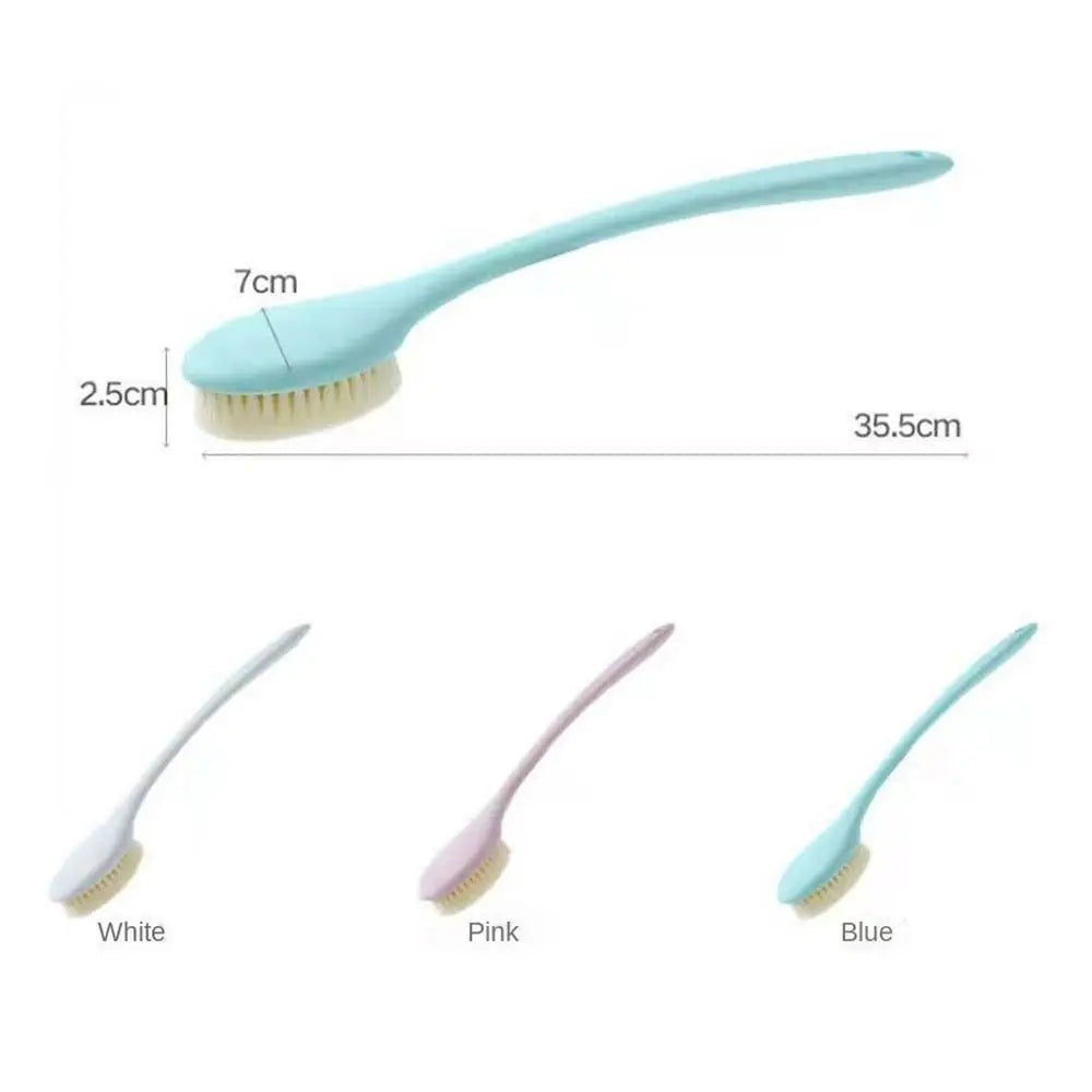 Useful Long Handle Bath Brush Back Rubbing Massager Body Exfoliating Brush Cleaning Tools Soft Rubbing Back Artifact