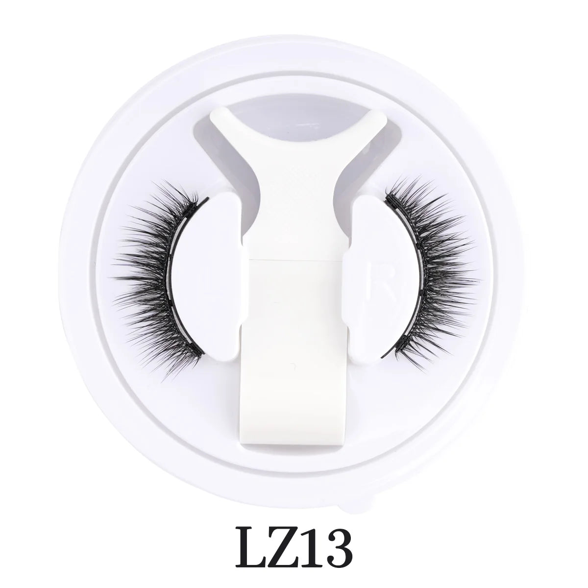 New 1 Pair Magnetic Eyelashes Handmade 3D Fluffy Faux Mink Lashes Reusable Natural False Eyelashes Magnetic Tweezers Makeup Set