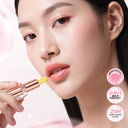 O.TWO.O Color Changing Lipstick Lip Blam Transferproof Long Lasting Non-stickyMoisturizing Glossy Shine 3-in-1 Lip Gloss Makeup