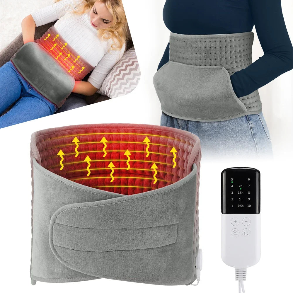 Electric Heating Waist Belt Warm Thermal Pad 10 Level Temperature Control Office Household Warm Artifact Hand Uterus Body Warmer