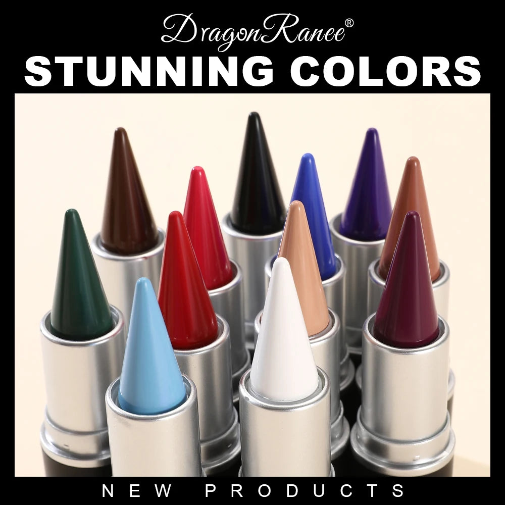 Colored Eyeliner Is Waterproof and Sweat-Proof, Does Not Smudge, Easy for Beginners to Use, Green, Purple, Black, Long-Lasting, Does Not Come Off, Eyeliner Pen for Festival Performance Makeup