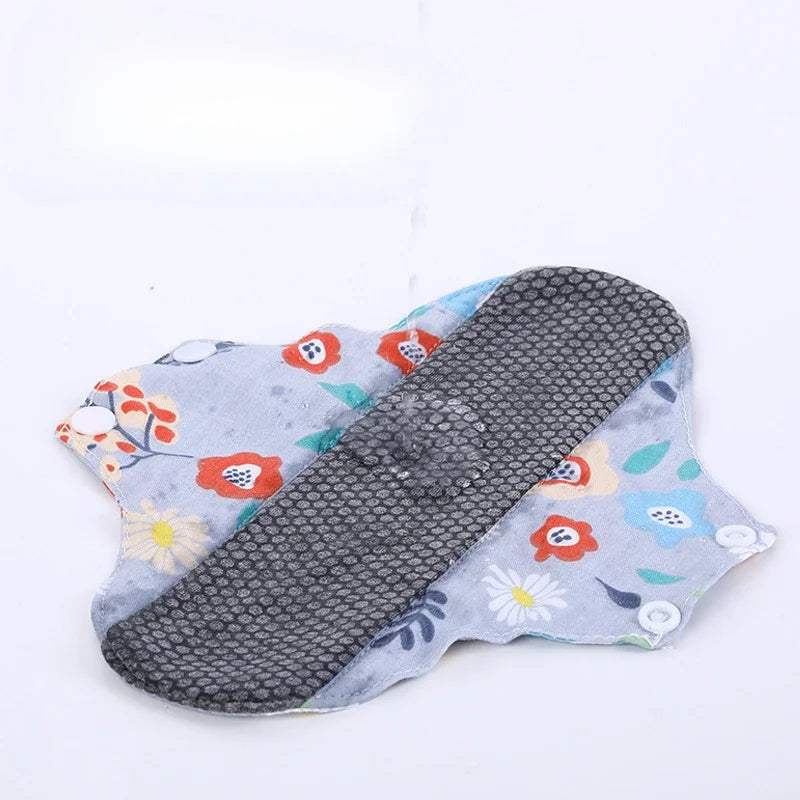 Graphene Cotton Antibacterial Pad, Pure Cotton Washable Sanitary Napkin, Leak Proof and Urine Proof Underwear Pad, Reusable
