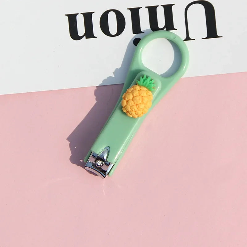 Cartoon Animal Fruit Nail Clippers Cutter for Kids Nail Scissor Clippers Nail Trimmer Beauty Nail Scissors