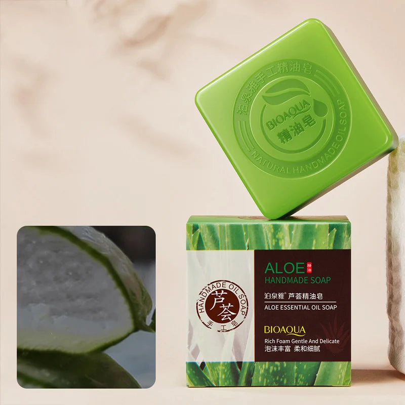 Bamboo Charcoal Handmade Soap Skin Moisturizing Deep Cleansing Oil Control Blackhead Remover Face Wash Hair Bath Skin Care 100g