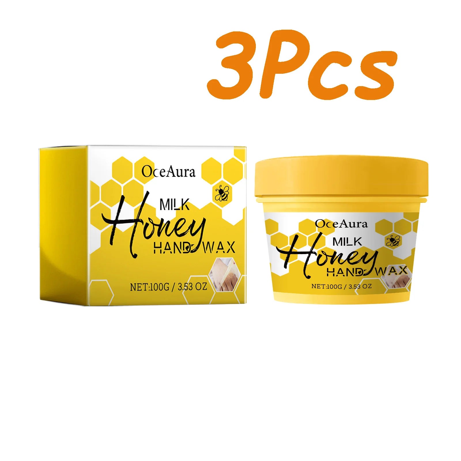 Milk Honey Hand Wax Moisturizing Nourishing Hand Mask Tender Skin Improve Drying Dull Cracked Skin Brightening Hand Care