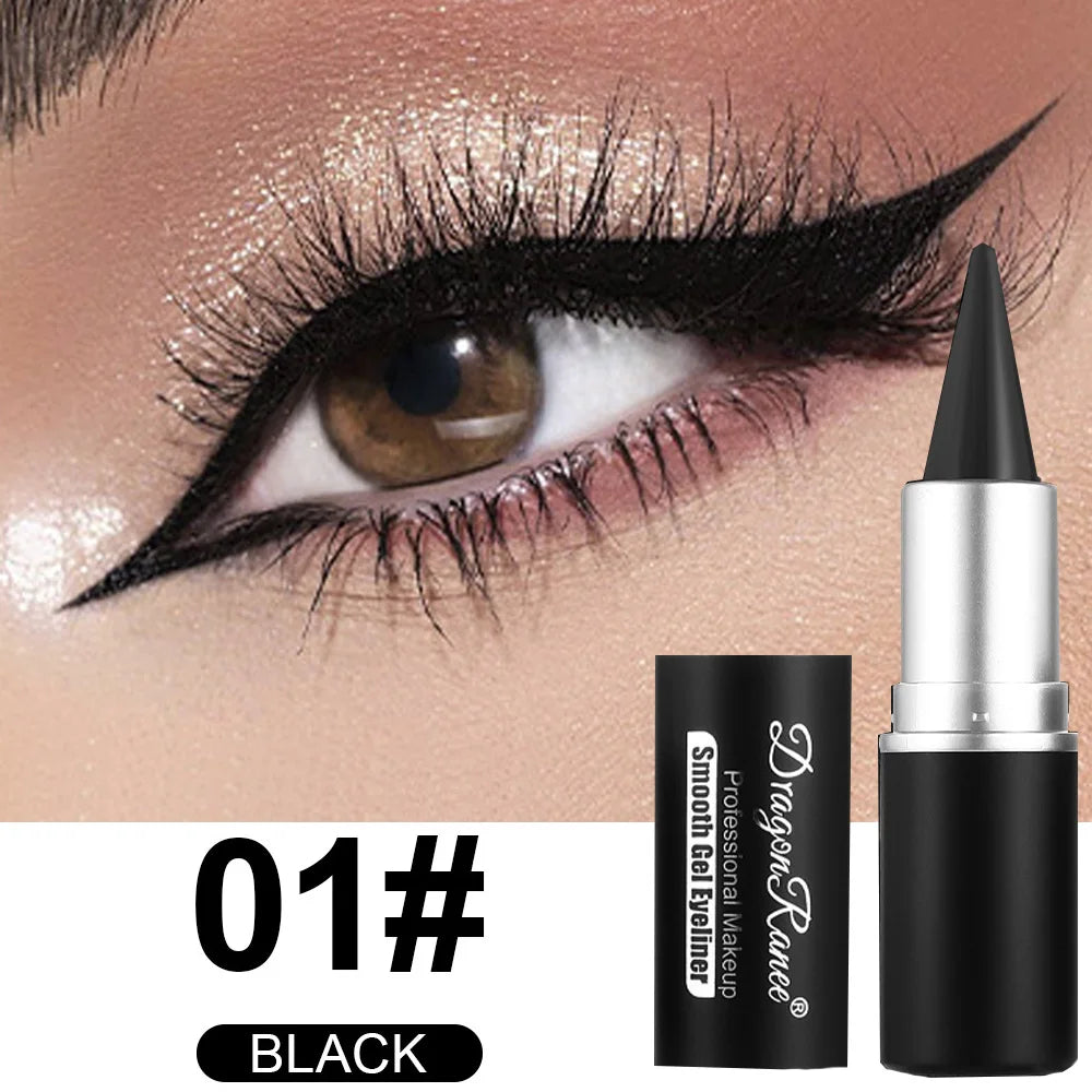 Matte Eyeliner Pencil Black White Blue Green Eyeliner Cream Waterproof and Not Easy To Smudge Colorful Eye Liner Eye Makeup Tool