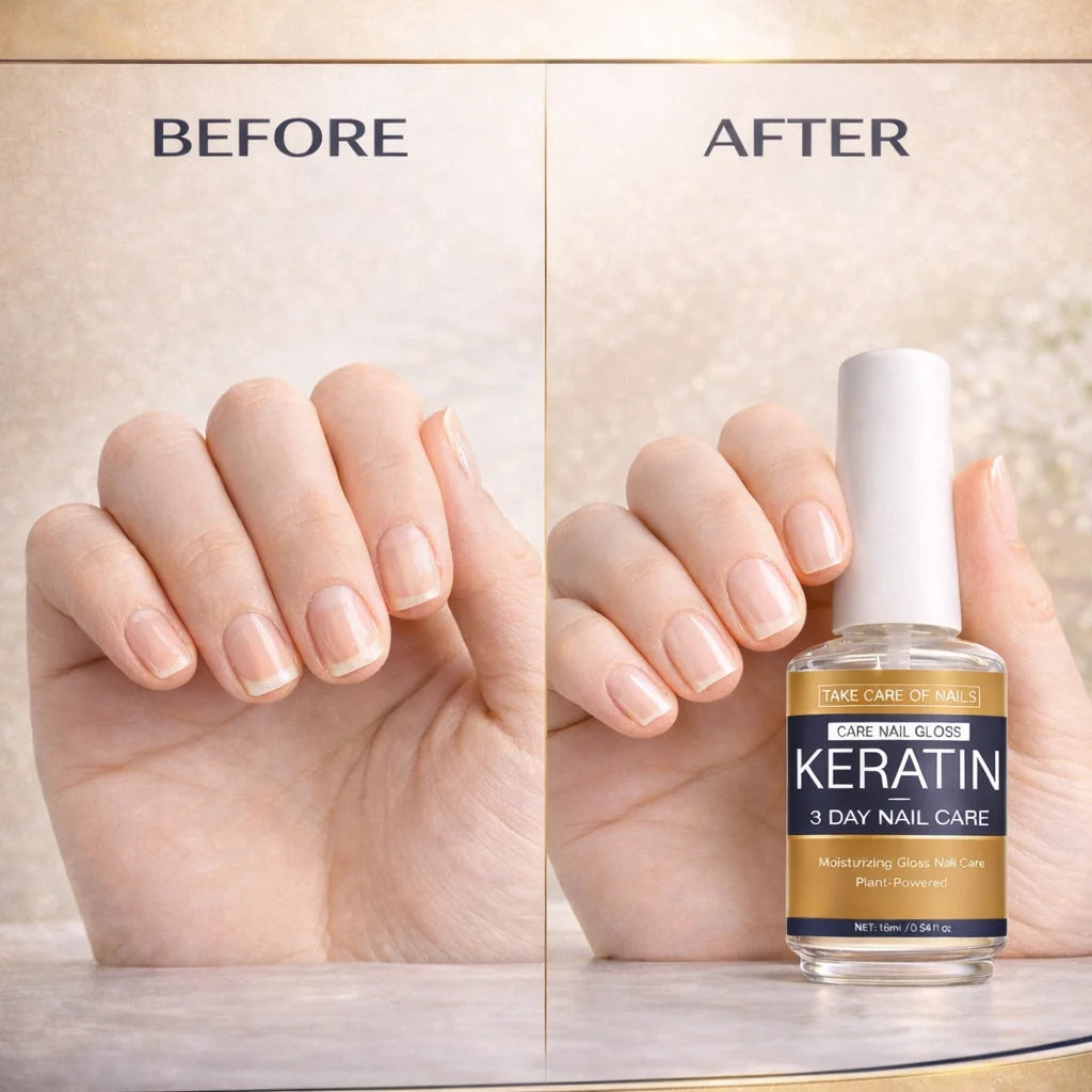 3 Days Nail Care Oil Keratin Amino Acid Formula Fast Dry 90s Salon Shine No Chip Deep Moisture Nail Strengthener,15ml