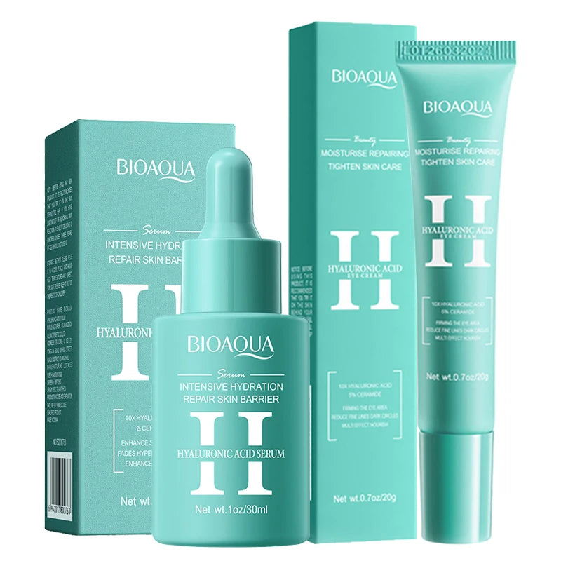 BIOAQUA Vitamin C Skin Care Kit Moisturizing Face Serum Anti-Aging Anti Dark Circles Eye Cream Facial Eyes Travel Size Skin Care