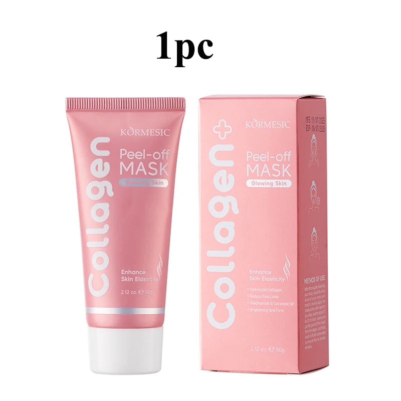 60g Deep Collagen Mask Peel Off Mask Face Anti Wrinkle Lifting Skin Care Masks Bio Pack Night Wrapping Woman Overnight Skin