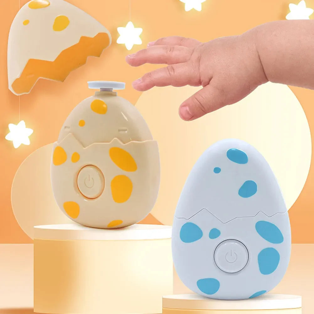 Baby Cartoon Electric Nail Trimmer Kid Nail Polisher & Adult File Clipper in One Care Kit