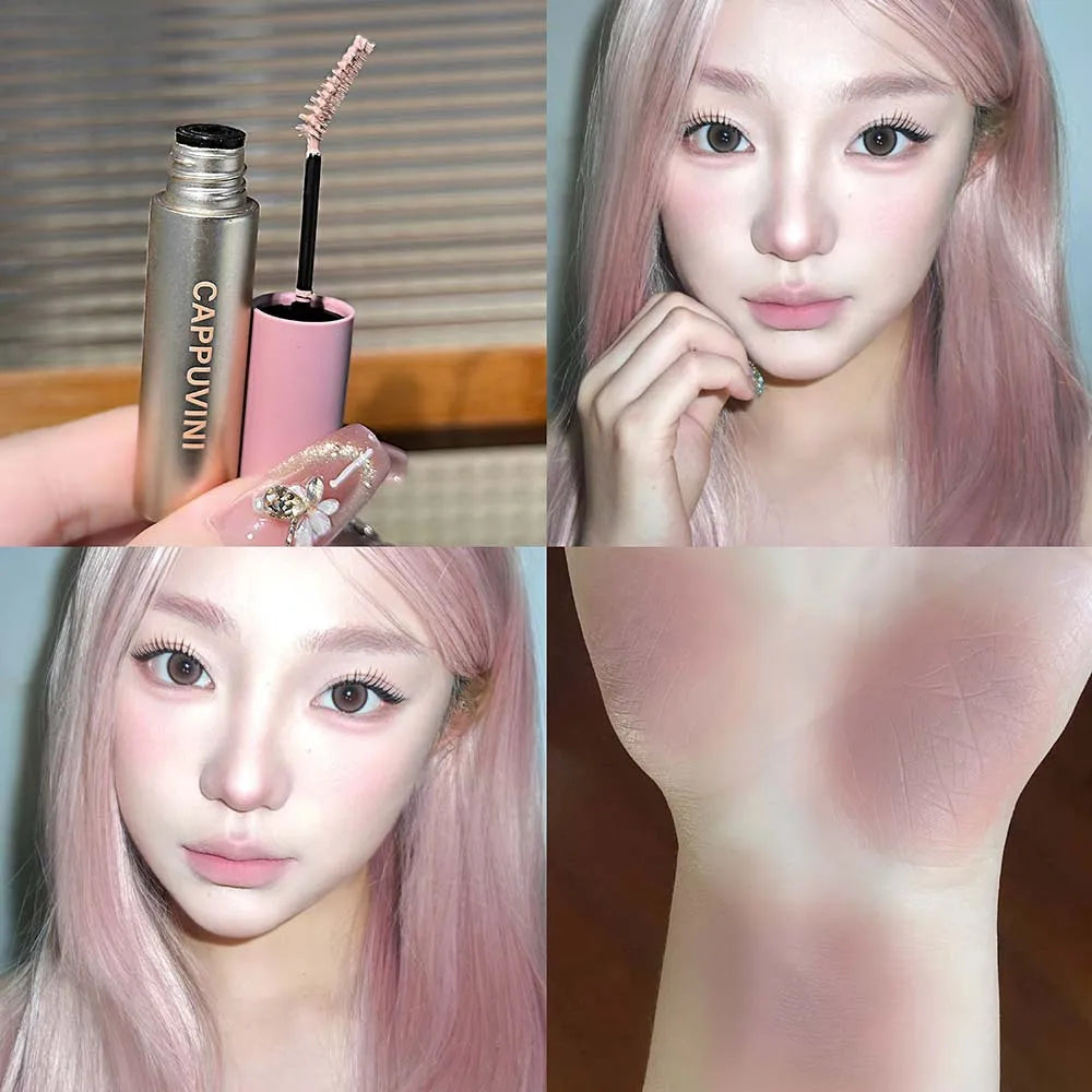 6 Colors Natural Brow Pomade, Waterproof Tinted Eyebrow Gel Cream, Soft Matte Hairy Brow Makeup with Wheat Brush