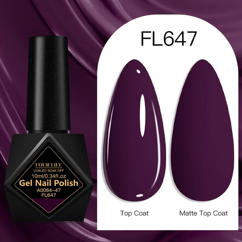 10ml Gel Nail Polish 162 Colors Nail Supplies Vernis Semi Permanent Nail Art Manicure Soak Off LED UV Gel Nail Varnishes Summer
