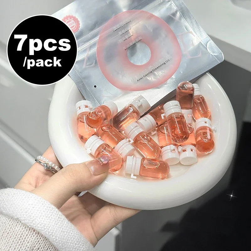 7/40 Capsules of Cleansing Oil Gently Non Irritating Moisturize Soothe Cleansing Travel Portable Single Makeup Remover Oil