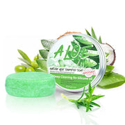 Organic Aloe Shampoo Bar Organic Solid Soap Hair Care Anti-Hair Loss Repair Honey Glycerin Soap Base Charcoal Soap