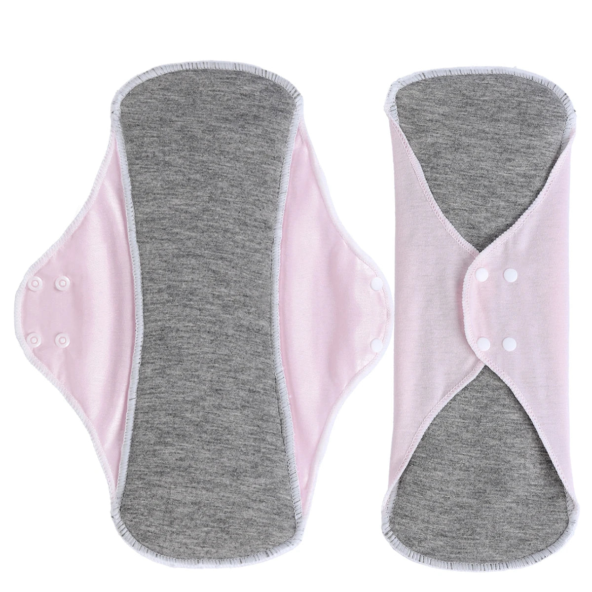 2PCS Large Reusable Graphene Incontinence Pads Heavy-flow Menstrual Cotton Panty Liner Cloth Tampons Urinary Sanitary Pads
