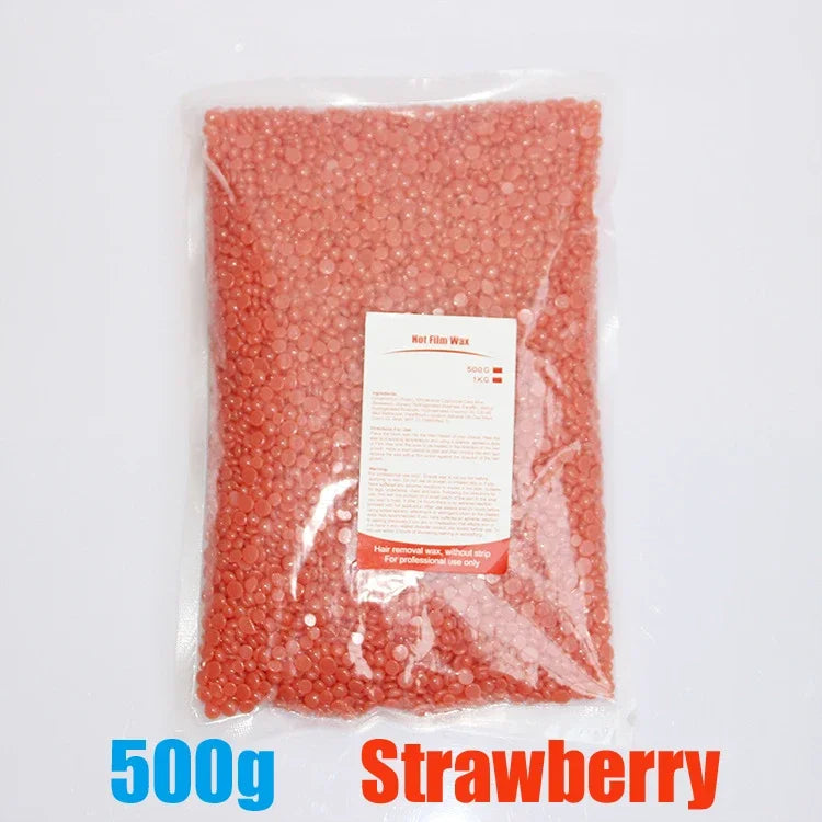 50g/200g/500g Hard Wax Beans for Hair Removal Body European Brazilian Pearl for Wax Warmer Waxing Beans for Wax Heater Machine