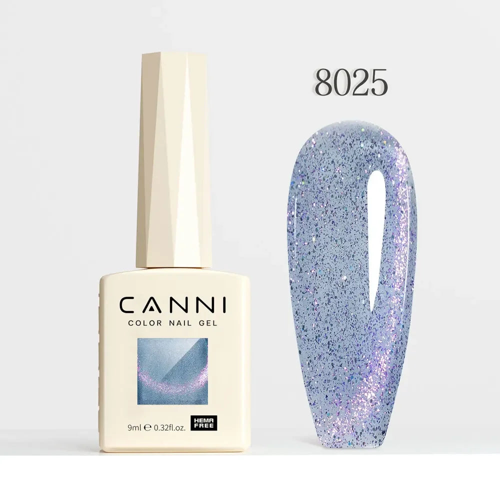 CANNI HEMA TPO FREE Gel Nail Polish Galaxy Cat Eye Gel Magnet Glitter Diamond Sparkle Gorgeous Color Soak Off UV LED Gel Lacquer