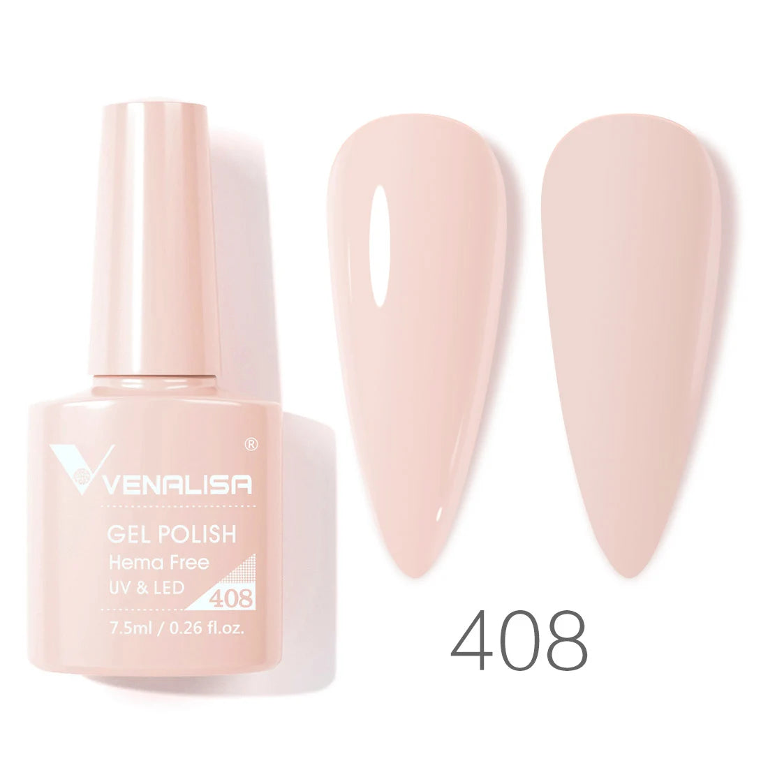 VENALISA Reinforce Thick Base Nail Gel Polish Tempered Nowipe Semi Permanent Gellack 7.5ml Soak off UV LED Organic Gel Varnish