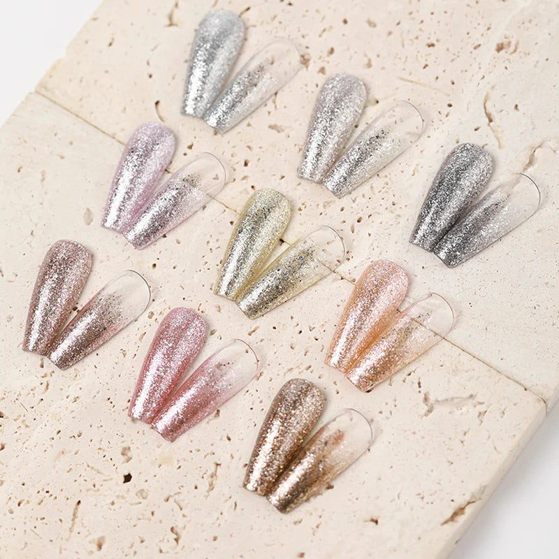 AS 15ml Sparkle Platinum Gel Nail Polish Shiny Pink Gold Silver Glitter Painting Gel Drawing Semi Permanent Tpo Free Varnish