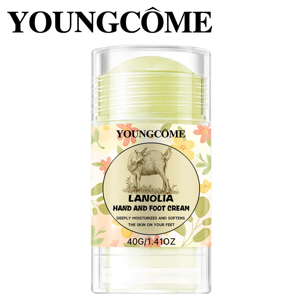 Foot Care Cream Stick Dry Cracked Feet Heel Gentle Exfoliation Softening Skin Ultra-Hydrating Hand Foot Cream Foot Balm