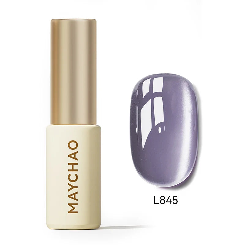 MAYCHAO 5ML Gel Nail Polish 9D Laser Diamond Glitter Cat Eye Gel Semi-Permanent Soak Off UV LED Gel Nail Manicure Tools Nail Art