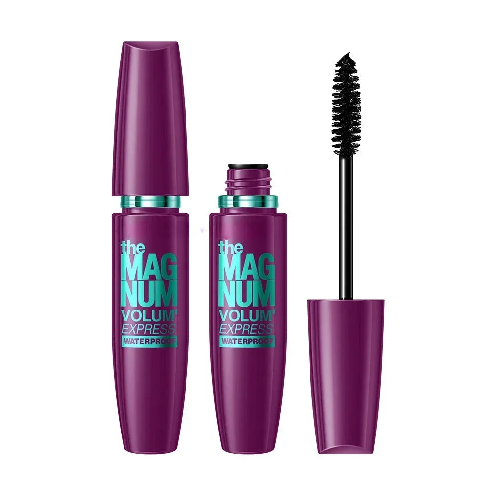 4D Black Mascara Thickening Lengthening Curling Waterproof Liquid Fiber Mascara Lasting Black Content and Non-caking Prolonged