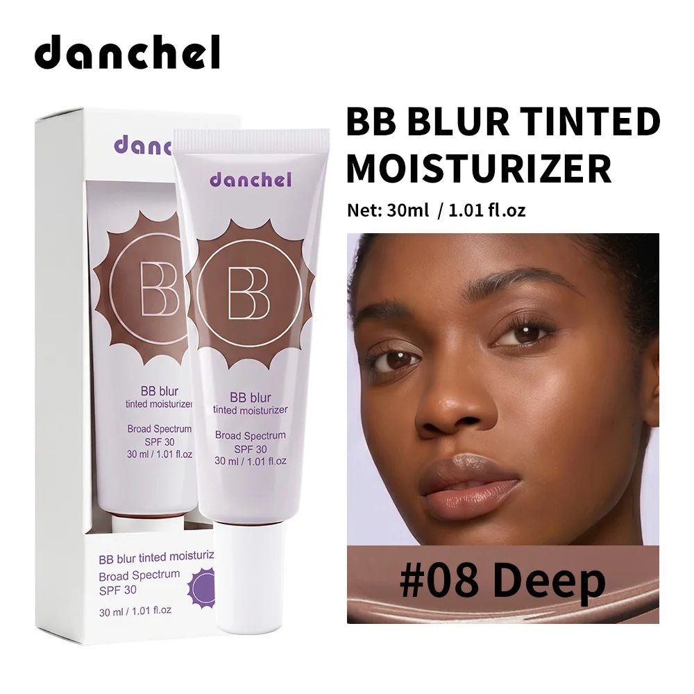 Matte Tinted Moisturizer BB Cream Long-Lasting Smooth Foundation Base Medium Coverage Blur Pores Even Skin Tone Non-greasy Makeu