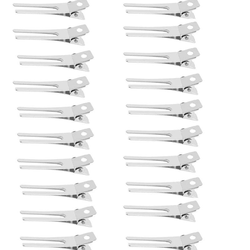10-30Pcs Hair Care Clips Metal Steel Hairdressing Sectioning Clip Clamps Barber Hair Cut  Styling Tools Hair Root Fluffy Hairpin