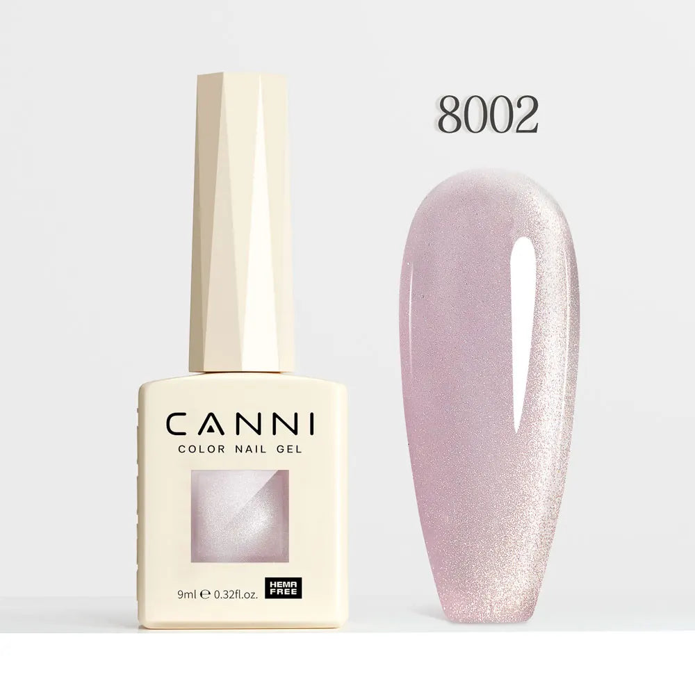 CANNI TPO/HEMA FREE Cat Eye Gel Nail Polish 9ml 48 Colors High Gloss UV-Removable Nail Art for Salon & DIY Manicure