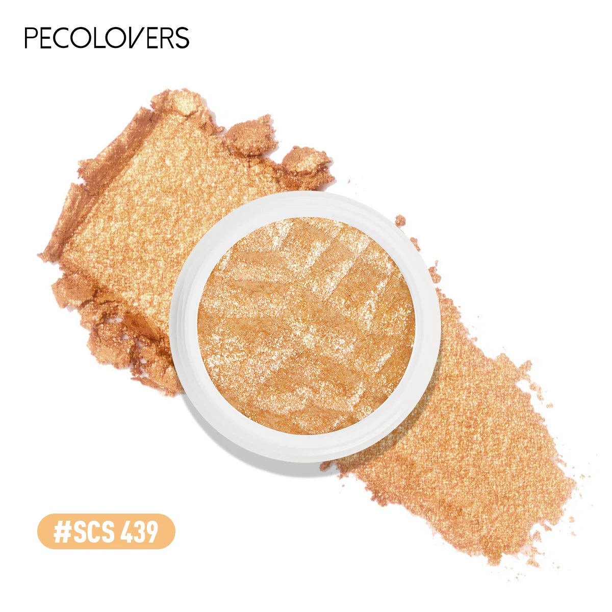 Single Color Easy To Apply High-gloss Eyeshadow Mashed Potato Mashed Mirror Pearlescent Glitter Eyeshadow Palette