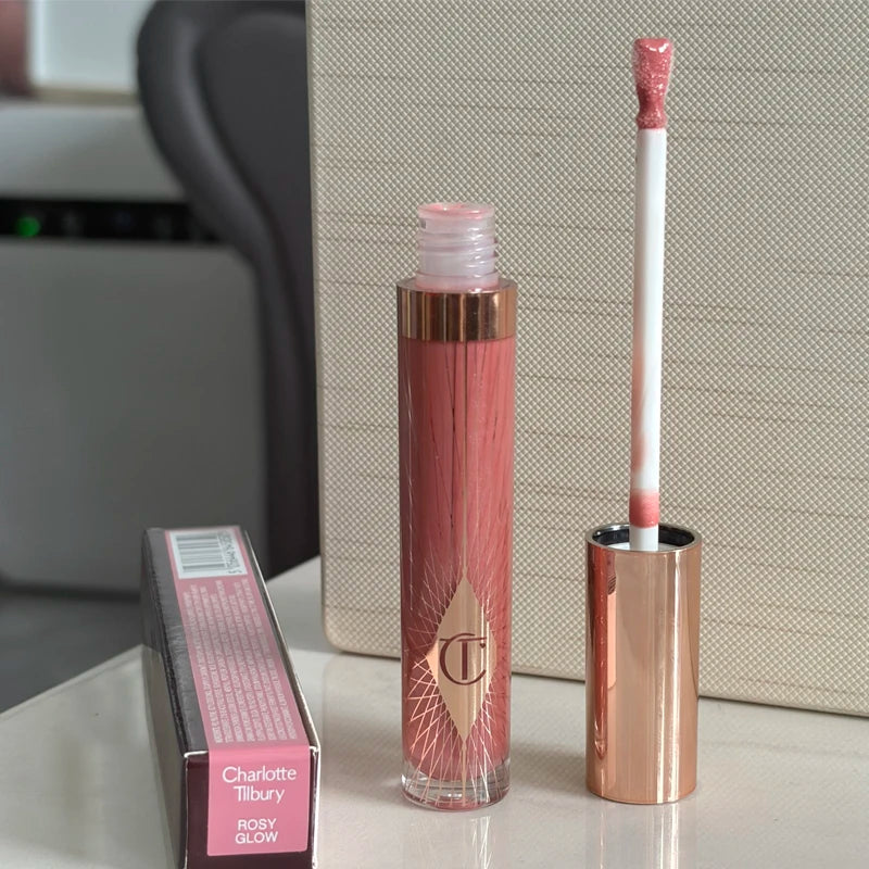 2026 CT Lip Gloss Collagen Lipstick Hydrating Soft Fluffy Head Blush Highlighter Concealer Eyeshadow Palette Fine Powder Texture