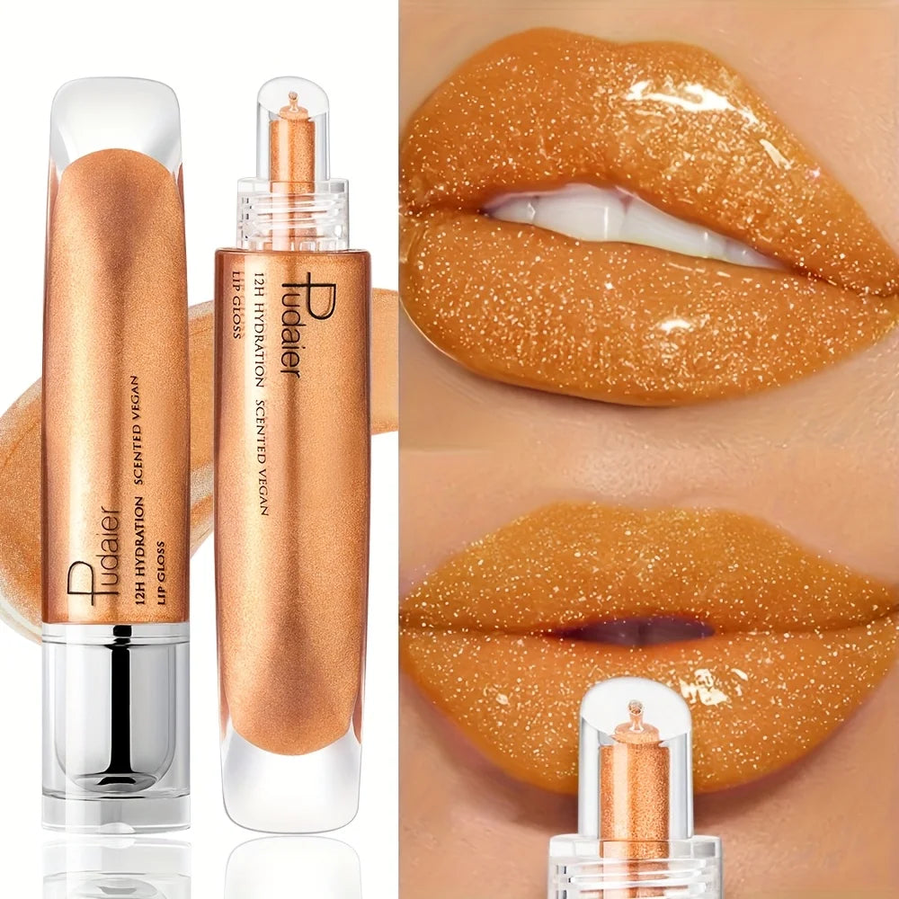 Moisturizing Waterproof Lip Gloss Non Sticky High Shine Sheer Tint Long Lasting Glamour Lip Makeup