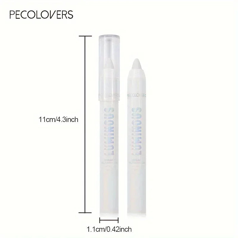 1PC Waterproof Glitter Eyeshadow Helight Pen, Natural Look, Long Lasting Eyeshadow Pencil Highlighter Stick Eyes Makeup Tools